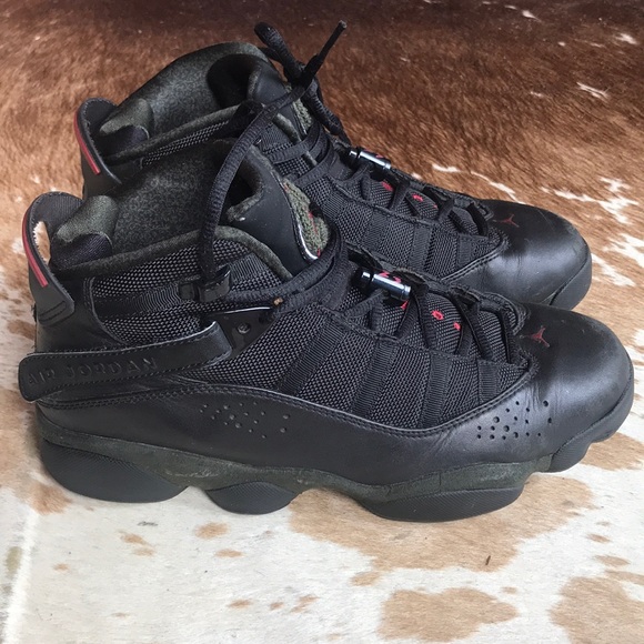 jordan 6 rings green and black